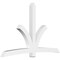 Ekena Millwork Davenport Architectural Grade PVC Gable Bracket, 108"W x 67 1/2"H x 6"D x 6"F, 15/12 Pitch GBP108X68X0606DAV00 - alternate 1